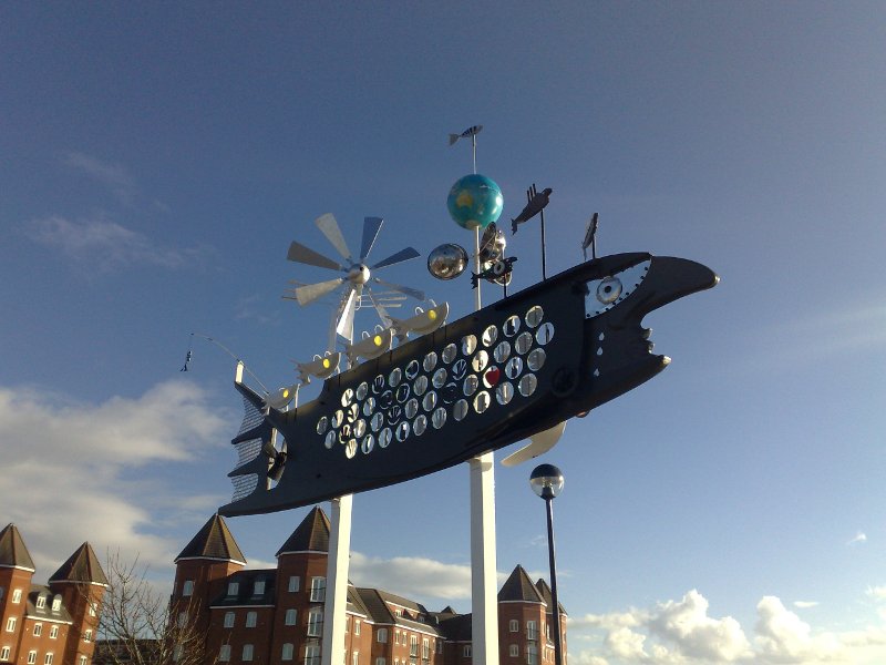 Fish and Ships artwork, part of Liverpool Discovers art trail