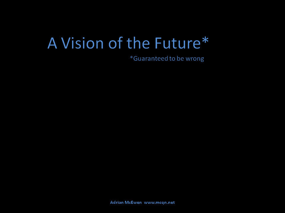 A Vision of the Future (Guaranteed to be Wrong)